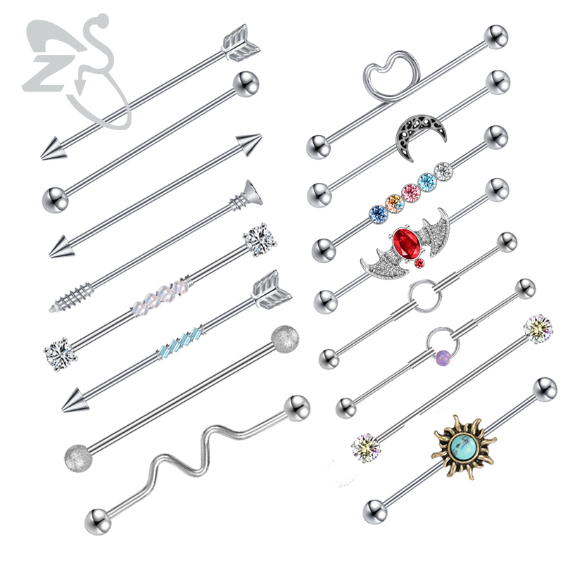Body Jewelry Surgical Steel - ZS 1PC Chirurgische Stahl Fledermaus Industrie