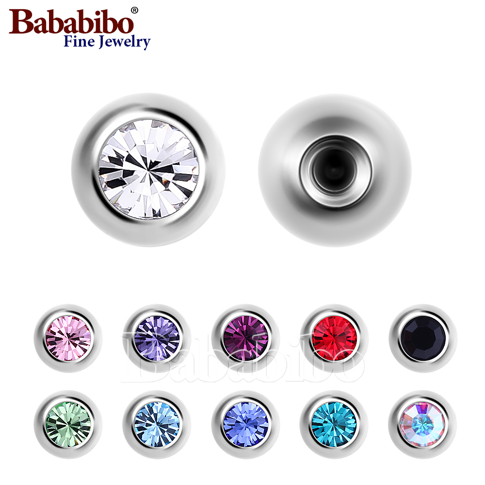 Body Jewelry Replacement Ball - 10 Stück Titan Ersatz Ersatz 14