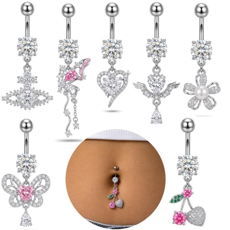 1 Stück bauchfreier Bauchnabel – Body Jewelry Surgical Steel Bewertung und Preis