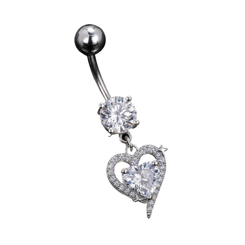 1 Stück bauchfreier Bauchnabel – Body Jewelry Surgical Steel Bewertung und Preis