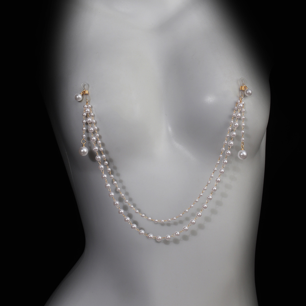Imitationsperlen-Quasten-Brust – Body Jewelry Retainers Bewertung und Preis