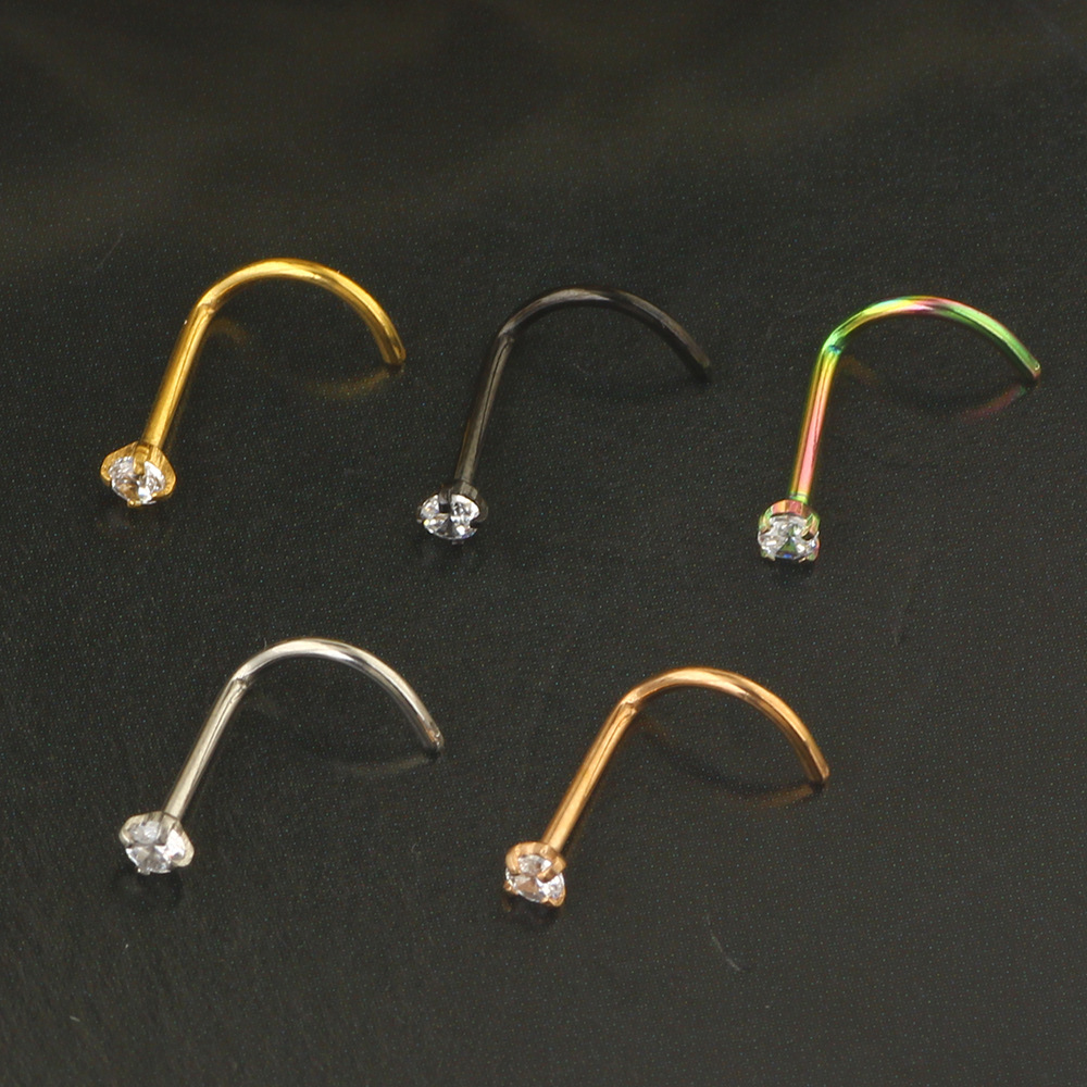 20G Nasenringe und -stecker au – Body Jewelry Surgical Steel Bewertung und Preis