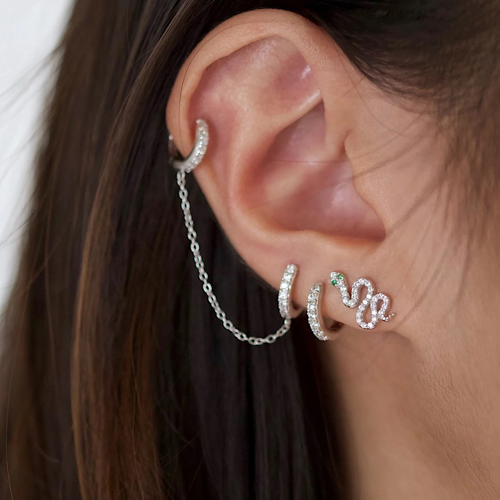 1pc chirurgischen Stahl Zirkon – Body Jewelry Surgical Steel Bewertung und Preis