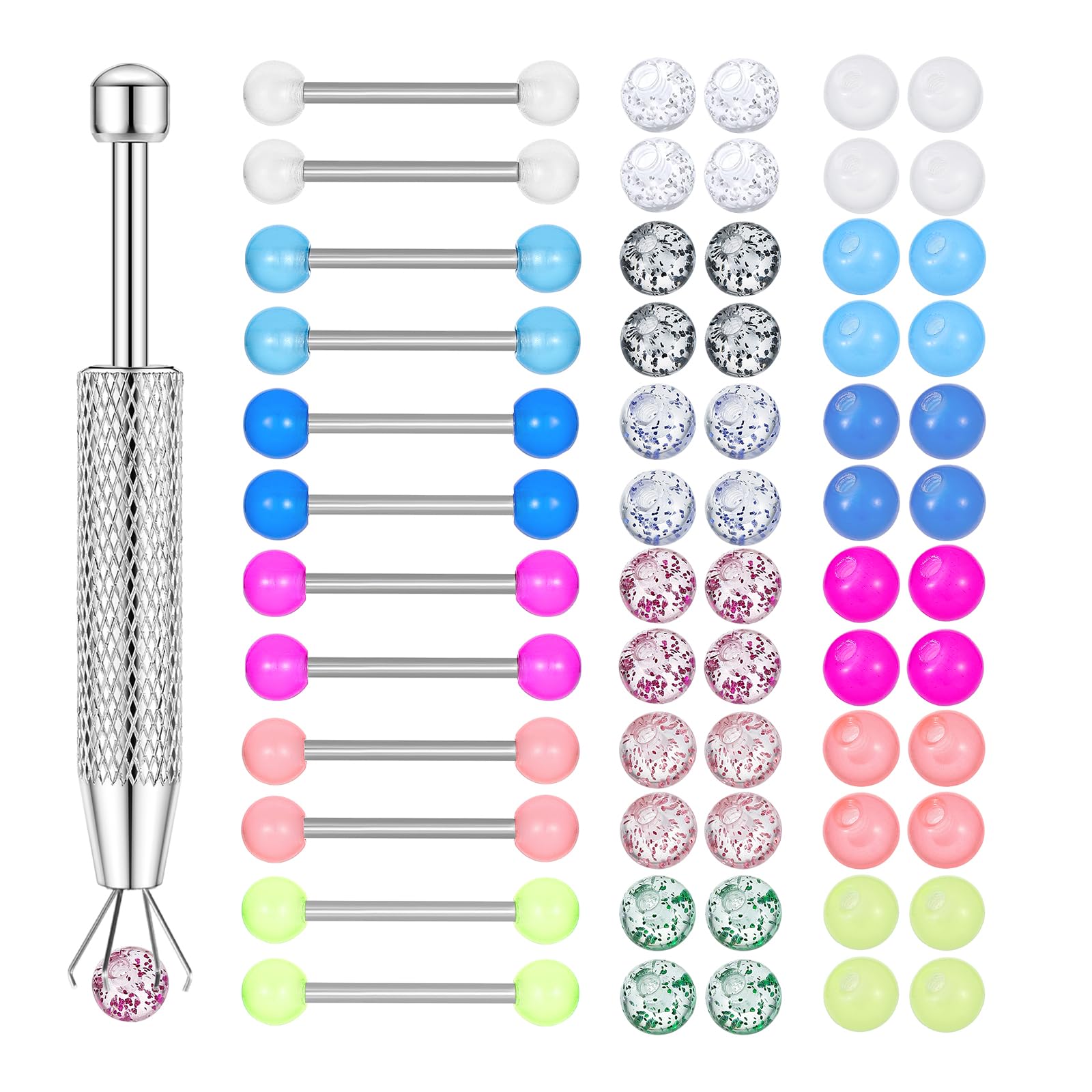 12PCS Barbell Brustwartenringe – Body Jewelry Replacement Ball Bewertung und Preis