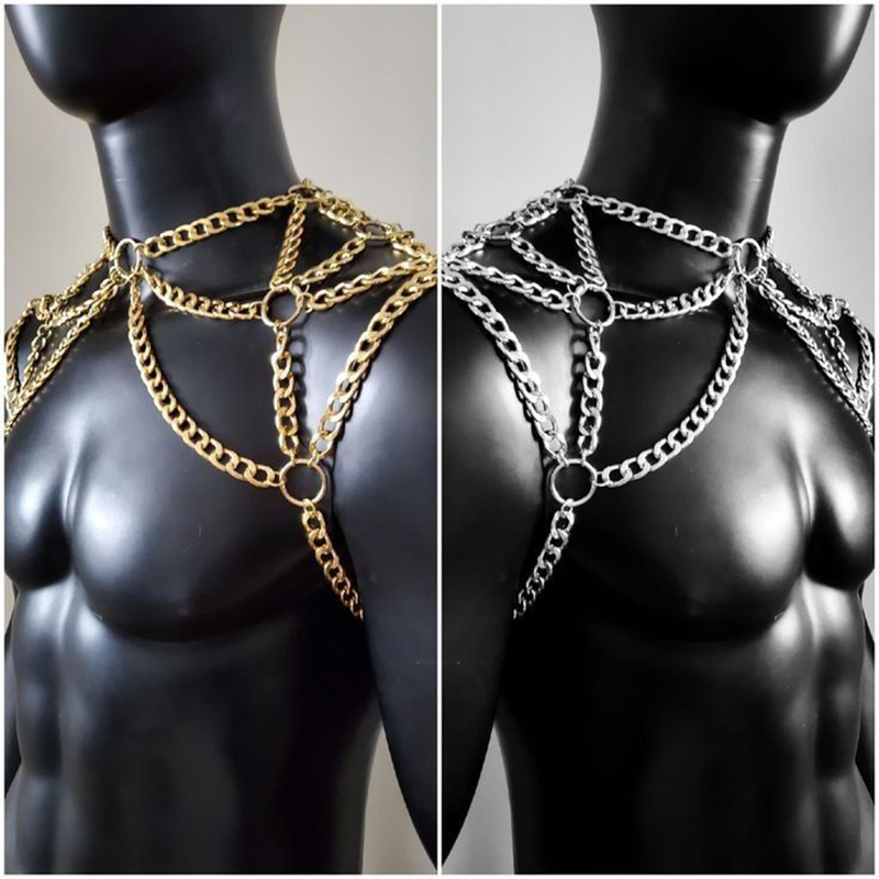 Punk Männer Schulter Körper Ke – Body Jewelry Necklace Bewertung und Preis