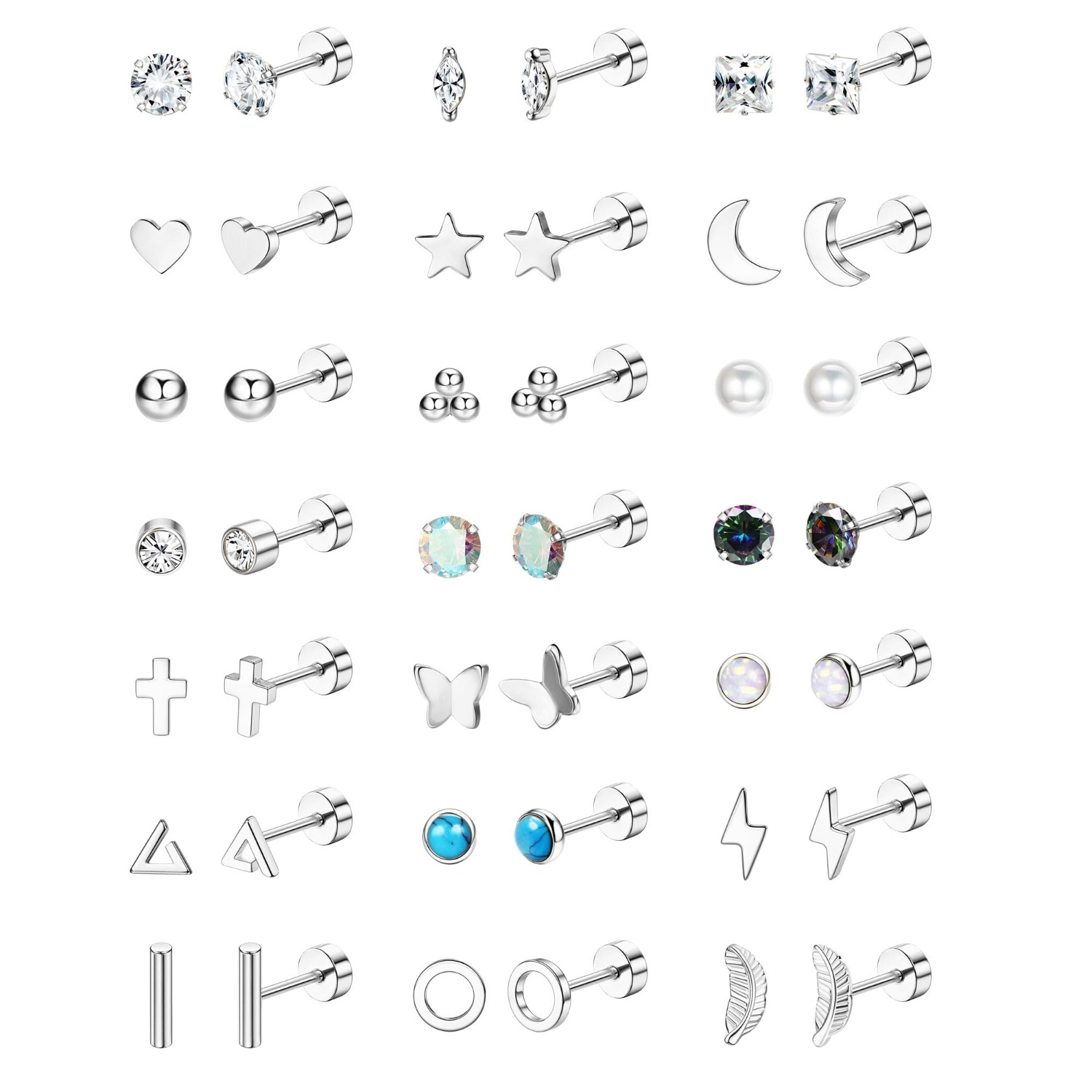 Florideco 1 Paar hypoallergene – Body Jewelry Surgical Steel Bewertung und Preis