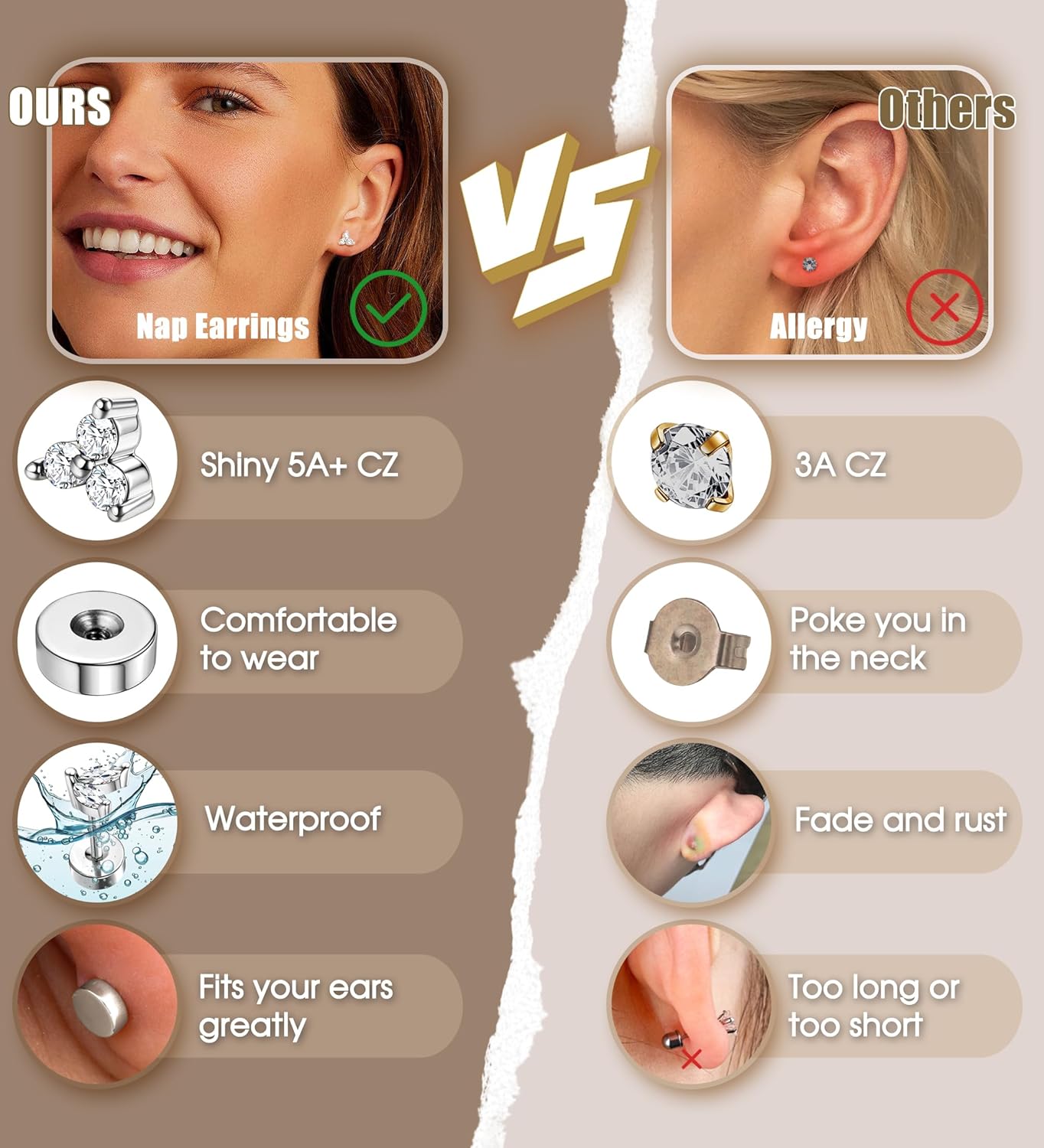 Bobisty 1 Stück Ohrringe für e – Body Jewelry Surgical Steel Bewertung und Preis