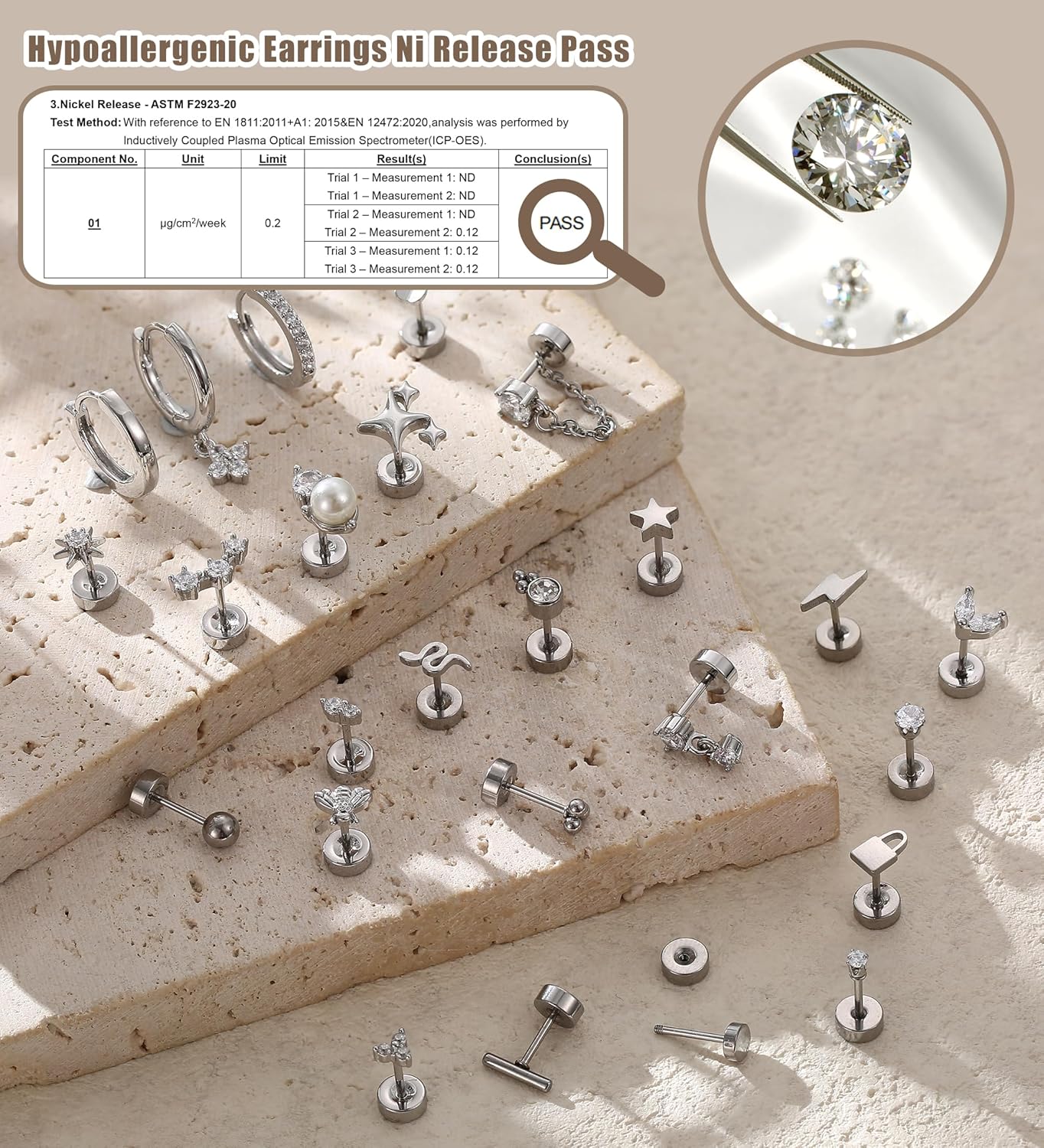 Bobisty 1 Stück Ohrringe für e – Body Jewelry Surgical Steel Bewertung und Preis